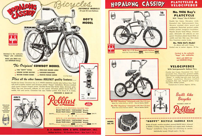 HOPALONG CASSIDY BICYCLE TRICYCLE
