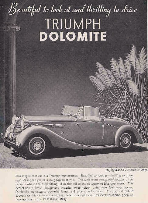 1939 triumph dolomite