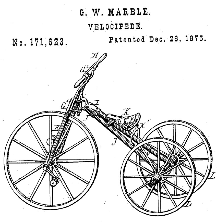 gw-marble-velocipede-tricyckle-patent-1875