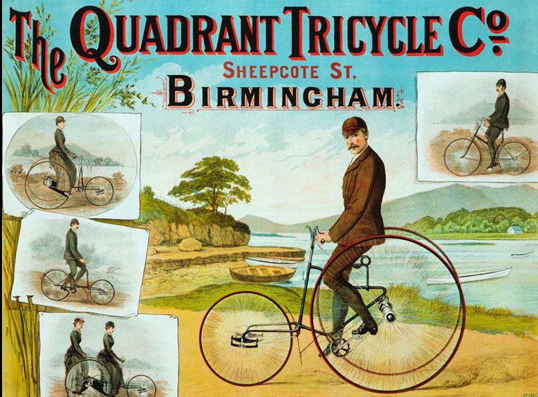 VéLO/CYCLES LIBERATOR - POSTER HQ 40x60cm d'une AFFICHE VINTAGE
