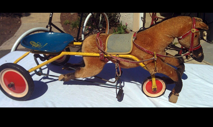 Cheval à bascule Tornado - L'atelier Belle Lurette, Rénovation de meubles vintage