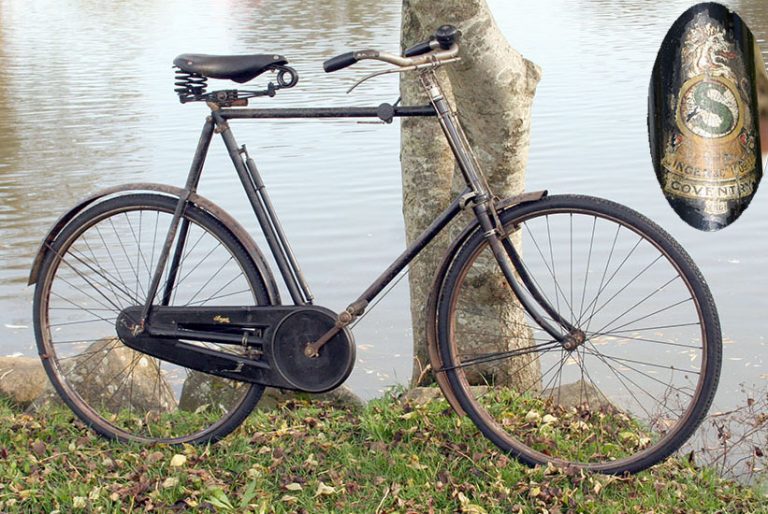 Guidon + Potence Vélo Vintage 1910s Avec Freins à Tringles En Acier - Fabrication Française