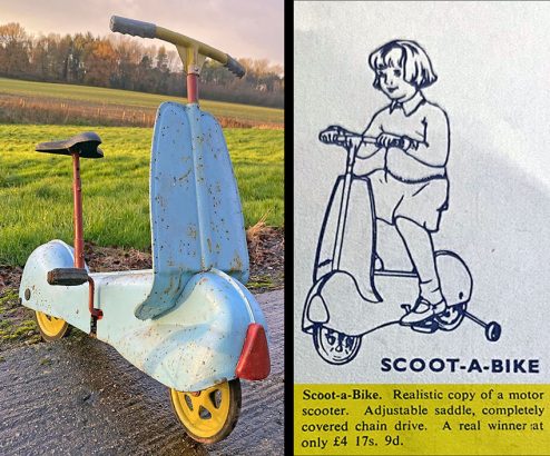 1960 Mobo Scoot-a-Bike Pedal Scooter 1