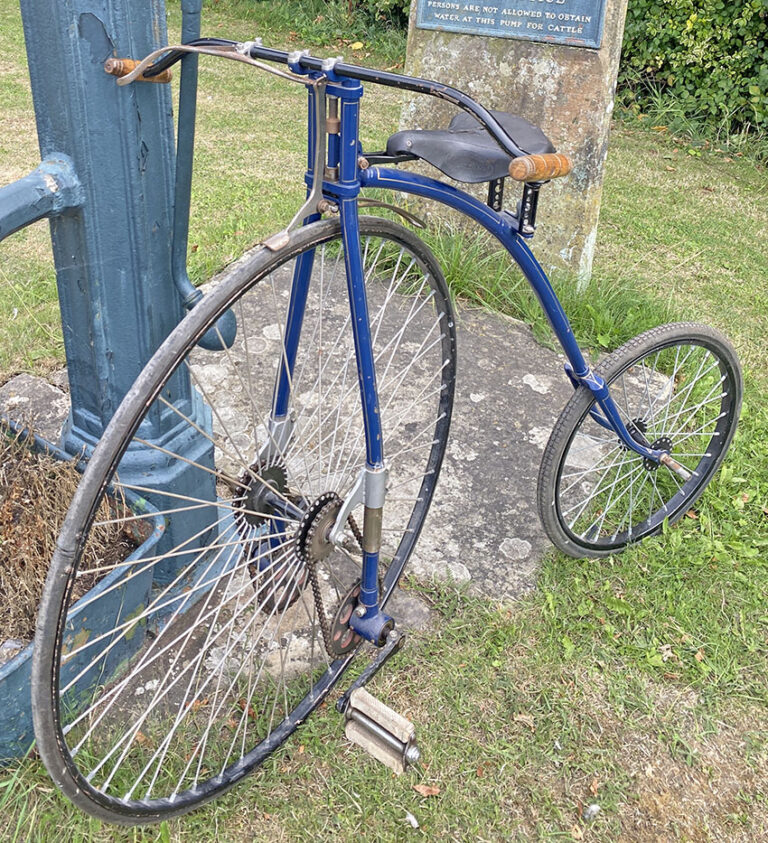 1884 KANGAROO Safety Bicycle (Blue, replica) The Online Bicycle Museum