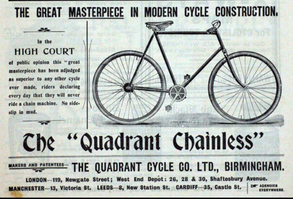 Chainless Band 1901 Quadrant Chainless Roadster (with Backpedal Band brake) – The ...