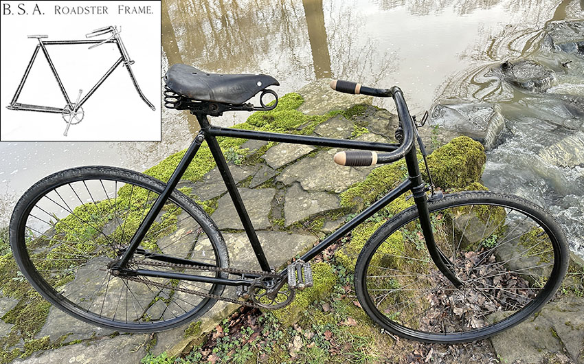 1899 BSA Fittings Machine Road Racer – The Online Bicycle Museum