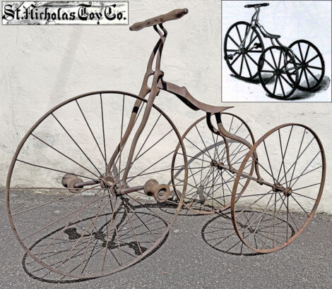 1890 St Nicholas Velocipede Tricycle 1
