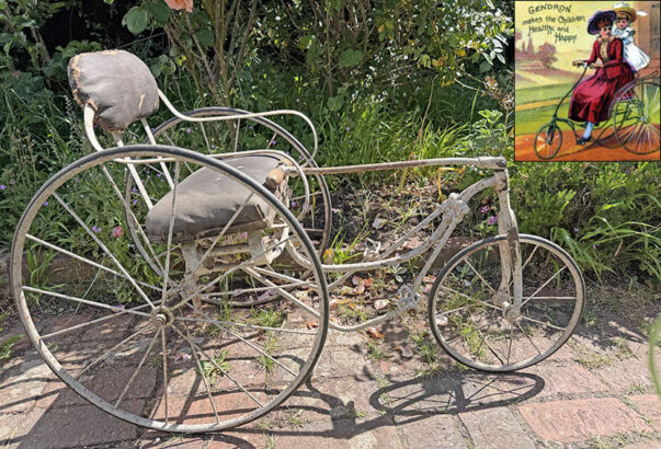 1910s Gendron Tiller & Treadle ‘No 32’ juvenile tricycle 0