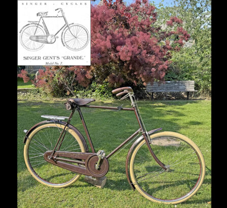 1926 Singer Gent’s Grand (‘Finest quality chocolate enamel’) 5