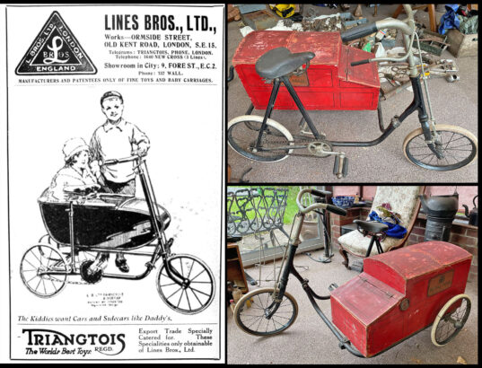 1928 Triang Fairycycle with Post Office Sidecar 0
