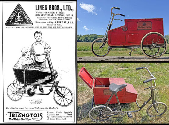 1926 Triang Fairycycle with Royal Mail Sidecar 1